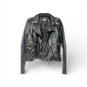Jou Jou Black Leather Jacket
